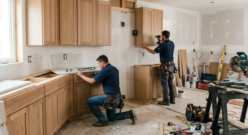 Pine Cabinets Installation in Kokomo, IN