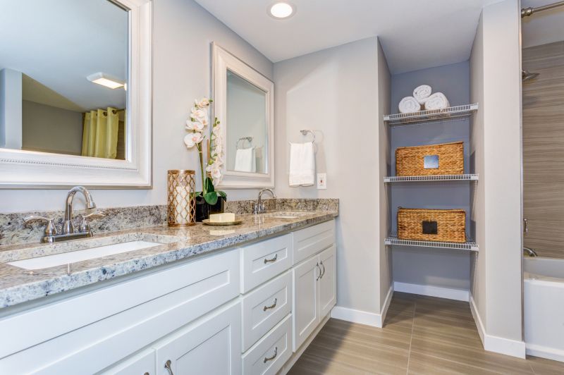 Improved bathroom organization